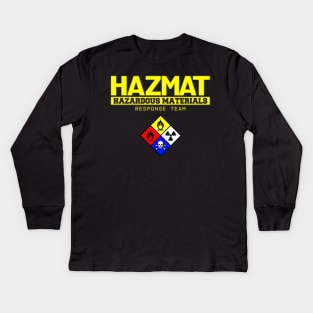 Hazmat Hazardous Material Response Team Technician Kids Long Sleeve T-Shirt